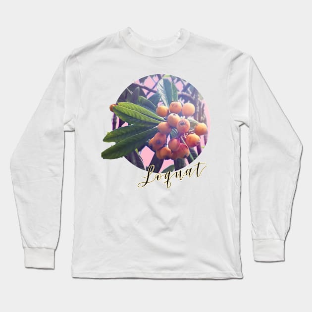 Loquat Long Sleeve T-Shirt by RoxanneG